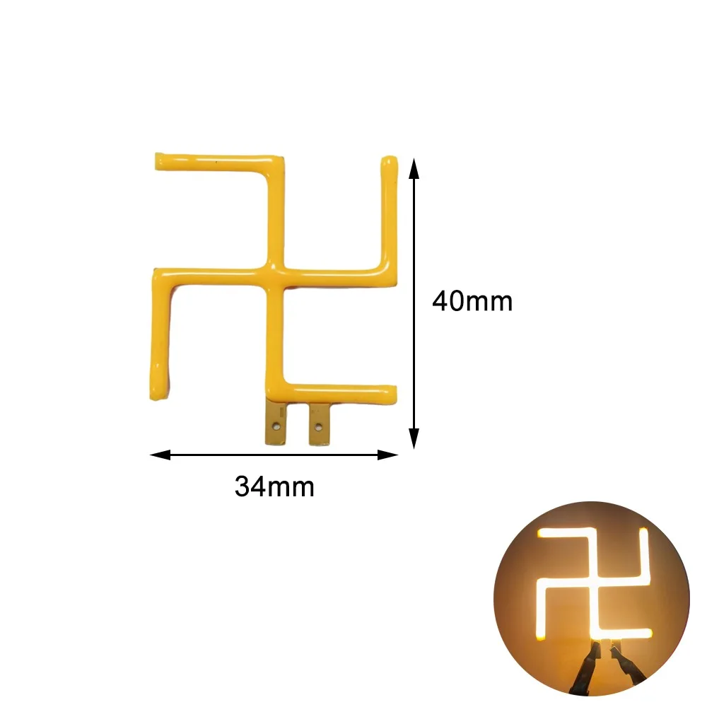 Cartoon Shape 3V LED COB Lamp Piece Decorative Color LED Chips Color Atmosphere Light Festival Light