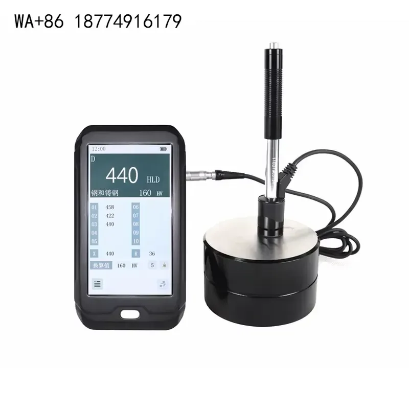 wmwmnu   5300 High Quality Manual LCD Display Leeb Hardness Tester Metal Rubber Plastic Hardness Test