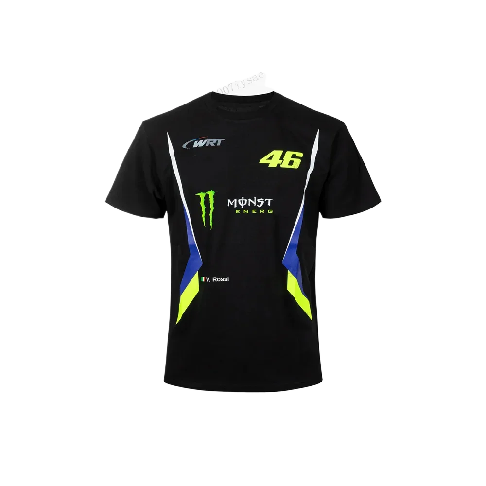 24 -25Rossi Moto Stampa 3D Abbigliamento Da Lavoro Da Uomo Moto Da Corsa T-shirt Estate Per Il Tempo Libero T-shirt Sportivo Top