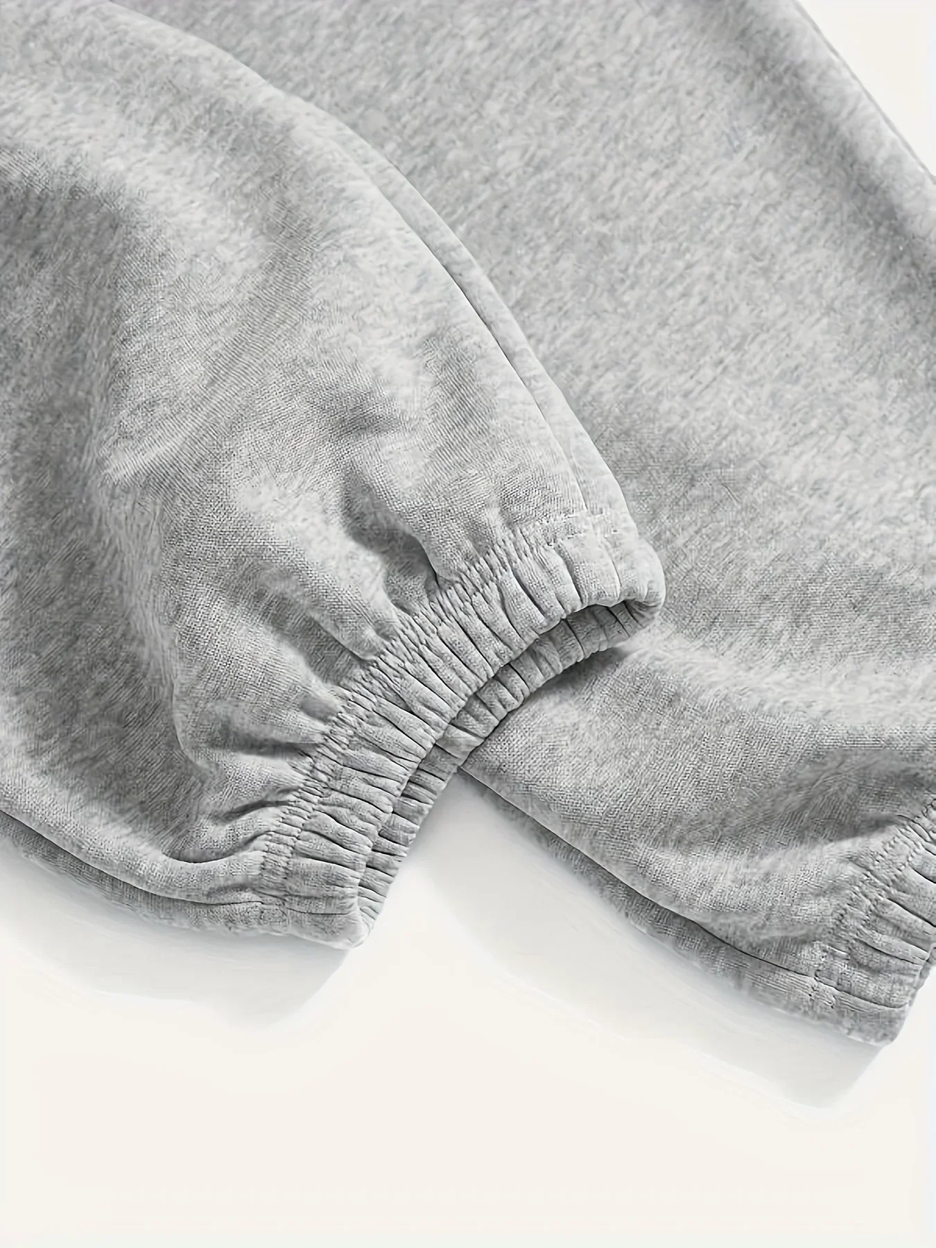 女性のプラスサイズ 1XL-5XL ファッション快適なソリッドカラーカジュアルスウェットパンツルーズストレッチミッドウエストトラックスーツパンツ