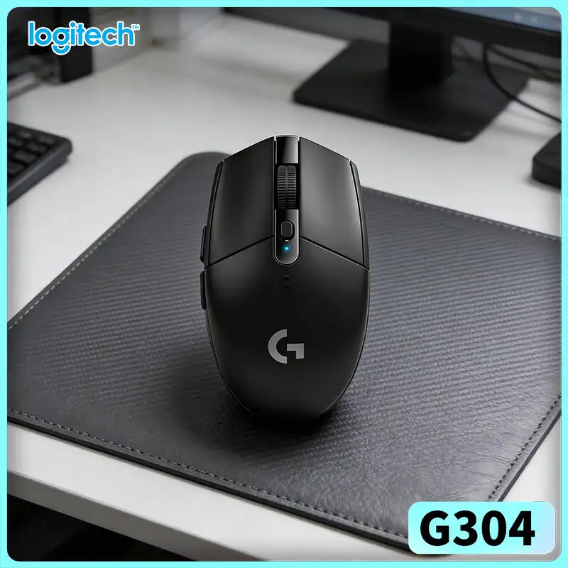 Logitech G304 Wireless Mouse 12000 DPI HERO Sensor LIGHTSPEED 1ms 9-Month Battery Customizable DPI Settings Gamers