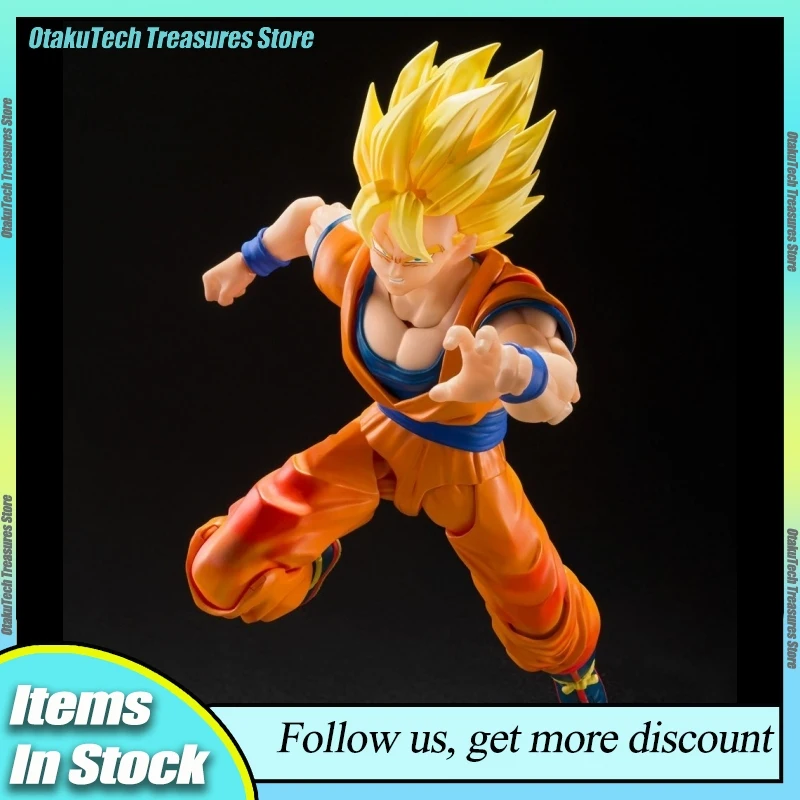 

Оригинальный Bandai Shf Dragon Ball Z Super Saiyan Goku 3.0 Dragon Ball Final Bout ‌ 14,5 см подвижные фигурки аниме игрушка в подарок