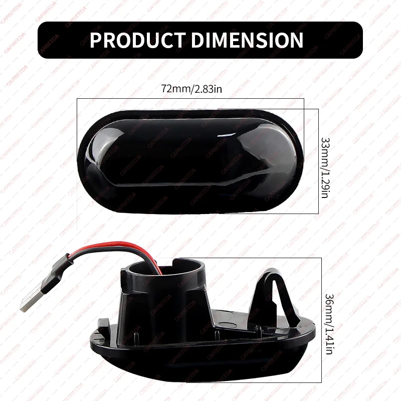 LED ديناميكية متتابعة أضواء العلامات الجانبية مصباح لهوندا سيفيك CRX صالح هاتشباك مقدمة كوبيه S2000 للتحويل أكورد سيدان #2