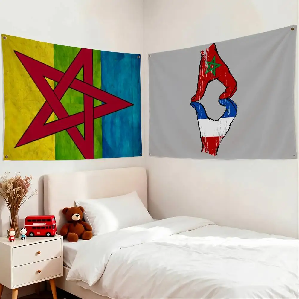 Flag Morocco Flag Suitable For Party Club Outdoor Interior Wall Decoration Banner Fans Gift