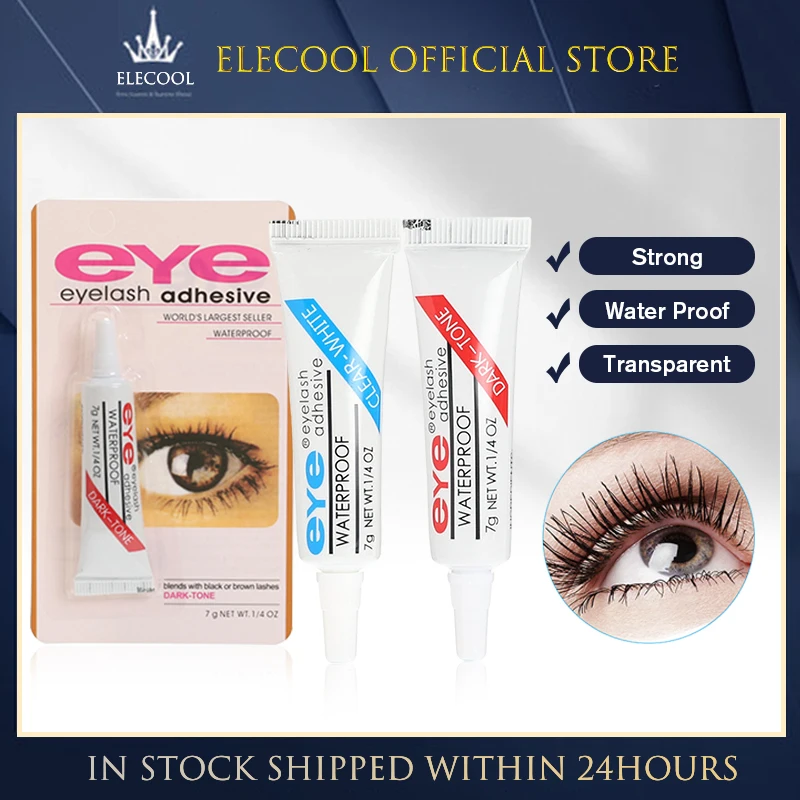 Eyelash Glue Quick Eye Makeup Tool Dark Clear Professional Makeup Tool Eyelash Adhesive Adhesive Strong Waterproof