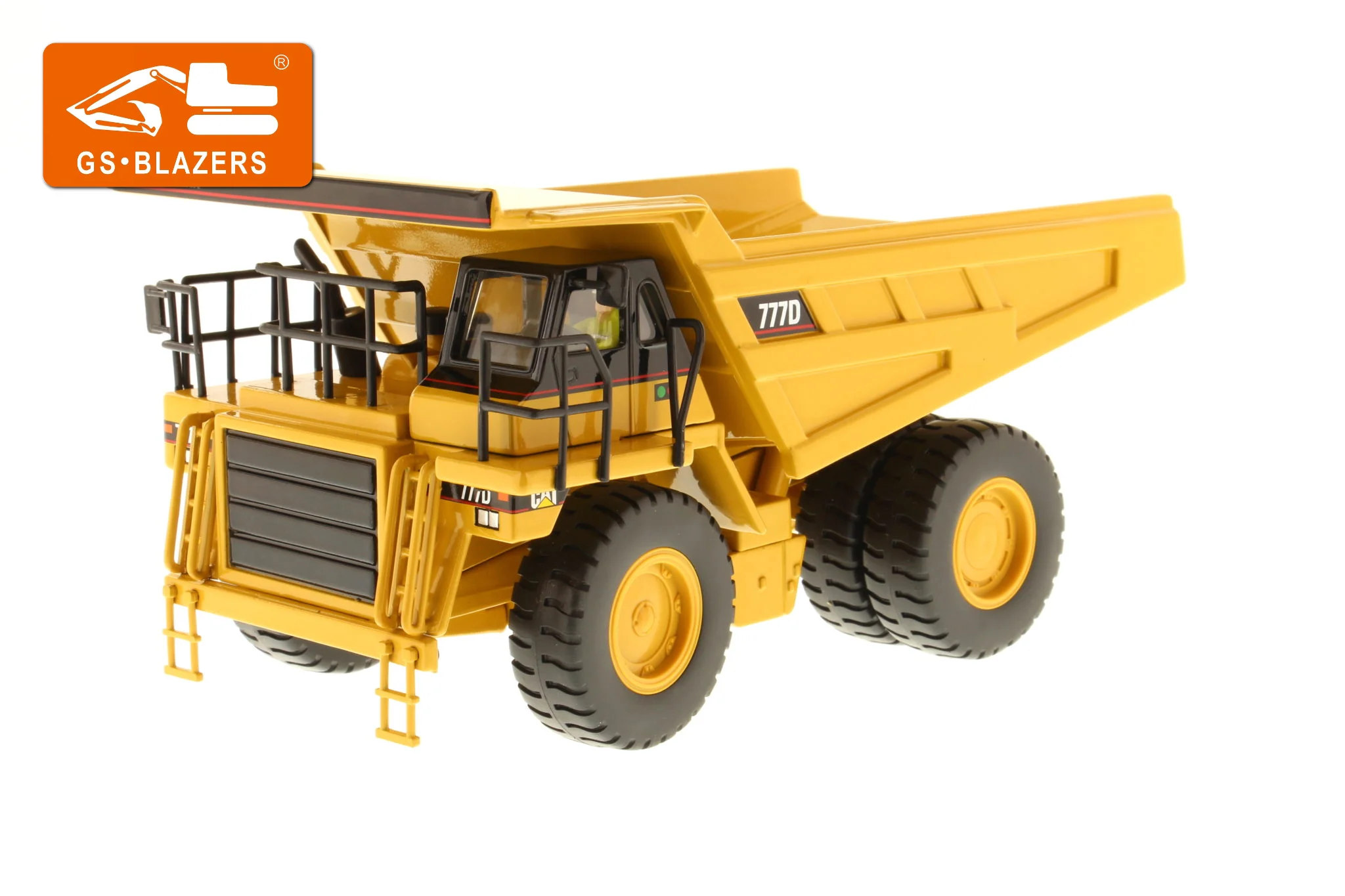 Camión todoterreno Cat 777D, juguete de modelo de coche, 1:50