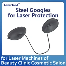 Laser Protection Goggles Safety Eyewear Glasses IPL Beauty Salon Plus Stainless Steel Eyepatch