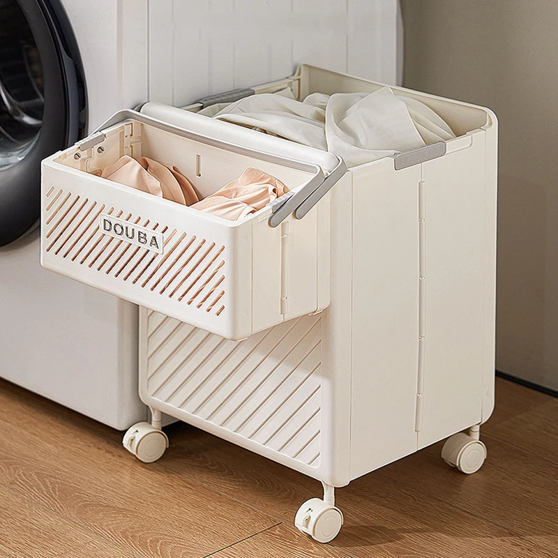 Multi-function Foldable Large Capacity Laundry Basket Portable Sundries Storage Basket Combination Organizer For Dirty Clothes