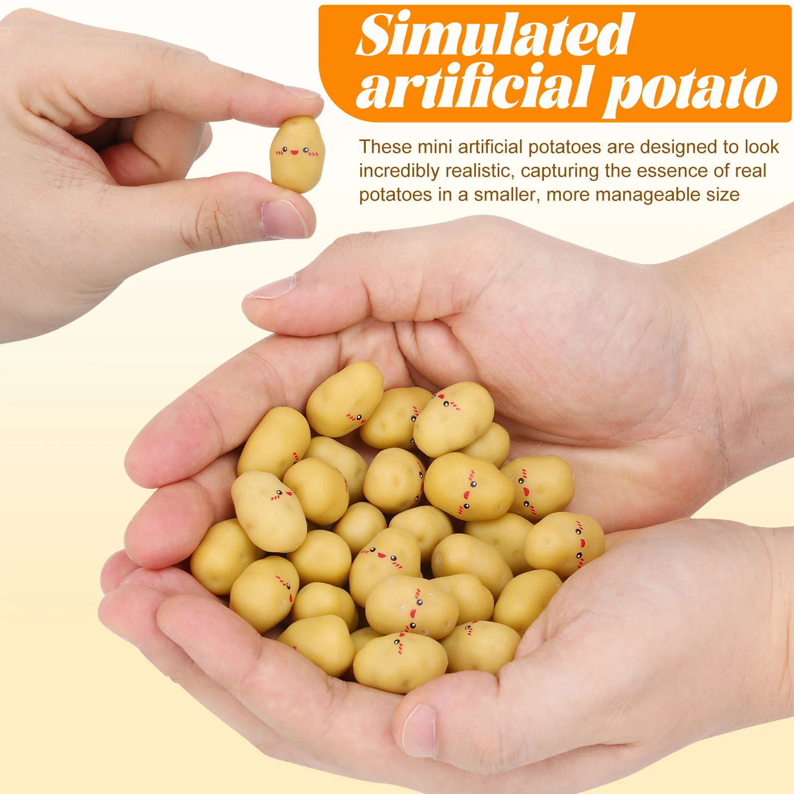 30 stks Mini Kunstmatige Aardappelen Hars Levensechte Nep Groenten Voor Thuis Keuken Restaurant Decor Simulatie Modellen Party