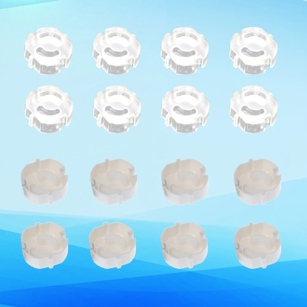 

20Pcs Eu Power Outlet Cover Baby Proof Socket Safety Electrical Leakage Protection Dust Moisture Resistant Covers