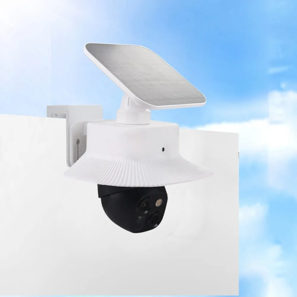 

White Security Camera Cover Dustproof Weather Resistant Weatherproof Cover Wall Mounted UV-proof Protective Cover Sun Protection