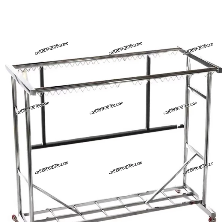 

304 Stainless Steel Laundry Drying Rack - Heavy Duty Indoor Outdoor Clothes Dryer with Pulley, Floor Standing