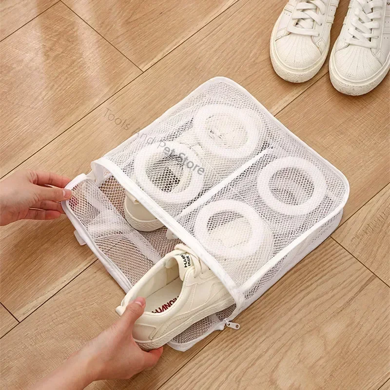 

Washing Machine Shoes Bag Travel Shoe Storage bags Portable Mesh Laundry bag Anti-deformation Protective Clothes organizer