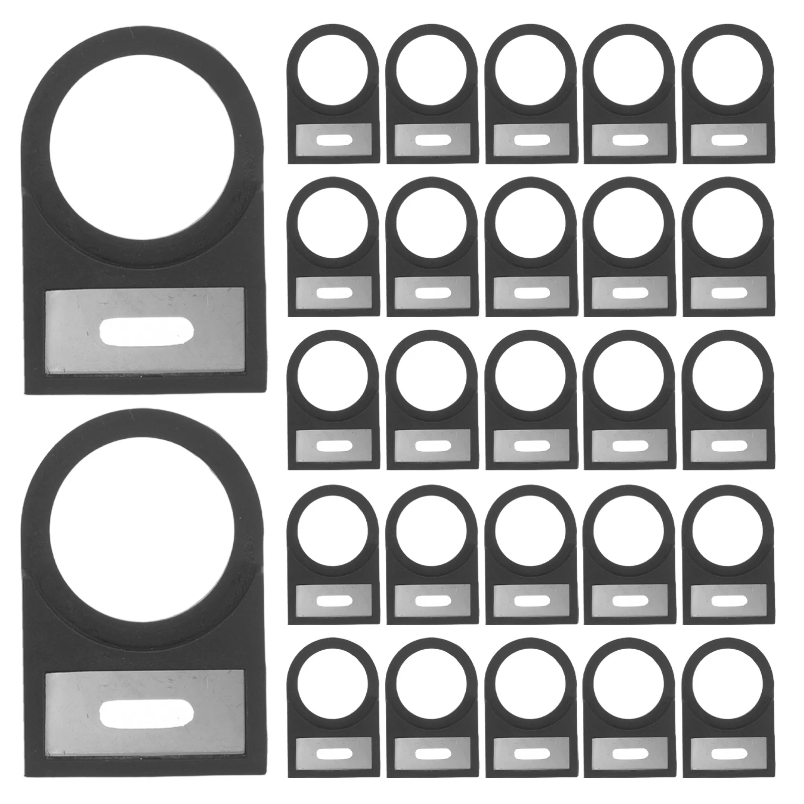 

100pcs Electrical Box Labels Waterproof Plastic Switch Identification Board For Industrial Control Panel Push Button Sign