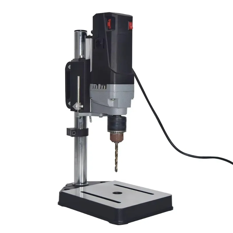 آلة الحفر والطحن الصناعية الصغيرة عالية الطاقة 220 فولت مع طاولة حفر مقعد متعددة الوظائف عالية الدقة #5