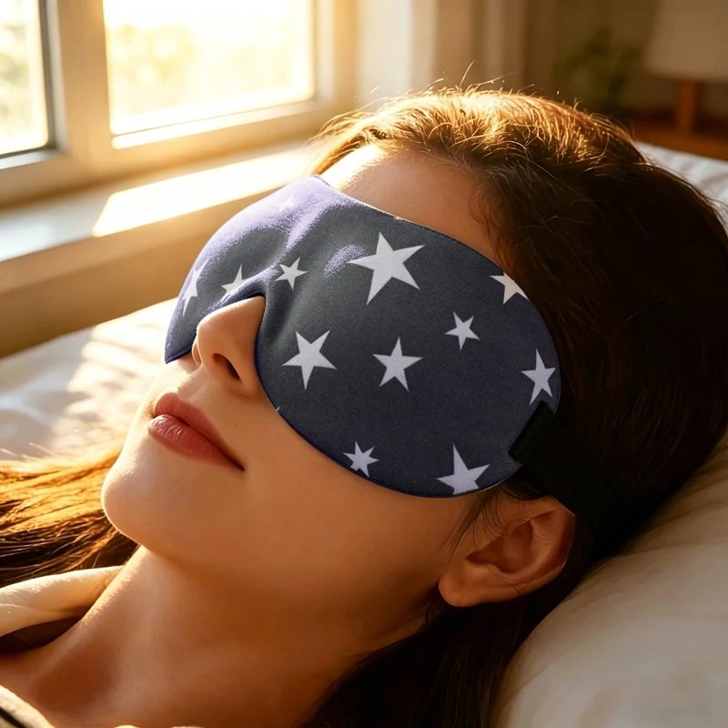3D Sleep Mask Blindfold Sleeping Aid Soft Memory Foam Eye Mask for Sleeping Travel Blockout Light Slaapmasker Eye Cover