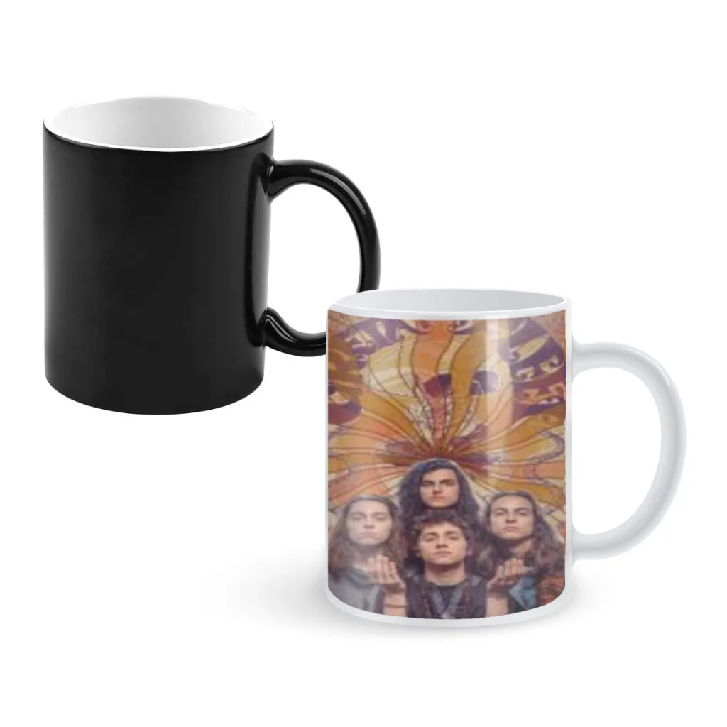 

Pop Rock B-Band Greta Van Fleet Creativity Change Color Chang mug Ceramic mug Hot Coffee Cup Breakfast Cup mug Friend Gift