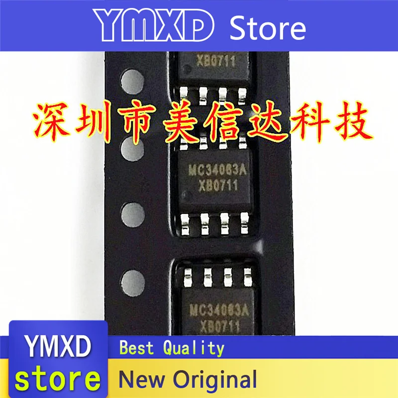 10pcs/lot New Original MC34063A 34063 patch SOP-8 dc/dc switching regulator In Stock Fast delivery