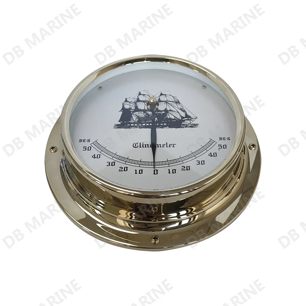 370241 High Precision Dial Type Marine Brass Clinometer 180mm