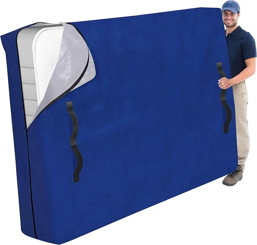 

Mattress Bags for Mo ing with 8 Handles - 170GSM Extra-Thick Mattress Bag for Mo ing Supplies - Reusable Mattress Co er Protecto