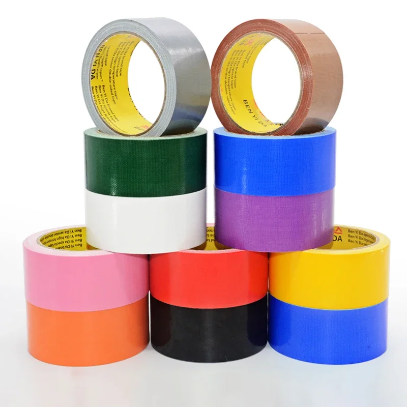 Color Strong Viscosity Waterproof Cloth-based Tape Home Decor Carpet Floor Duct Repari Polyethylene Tapes Easy