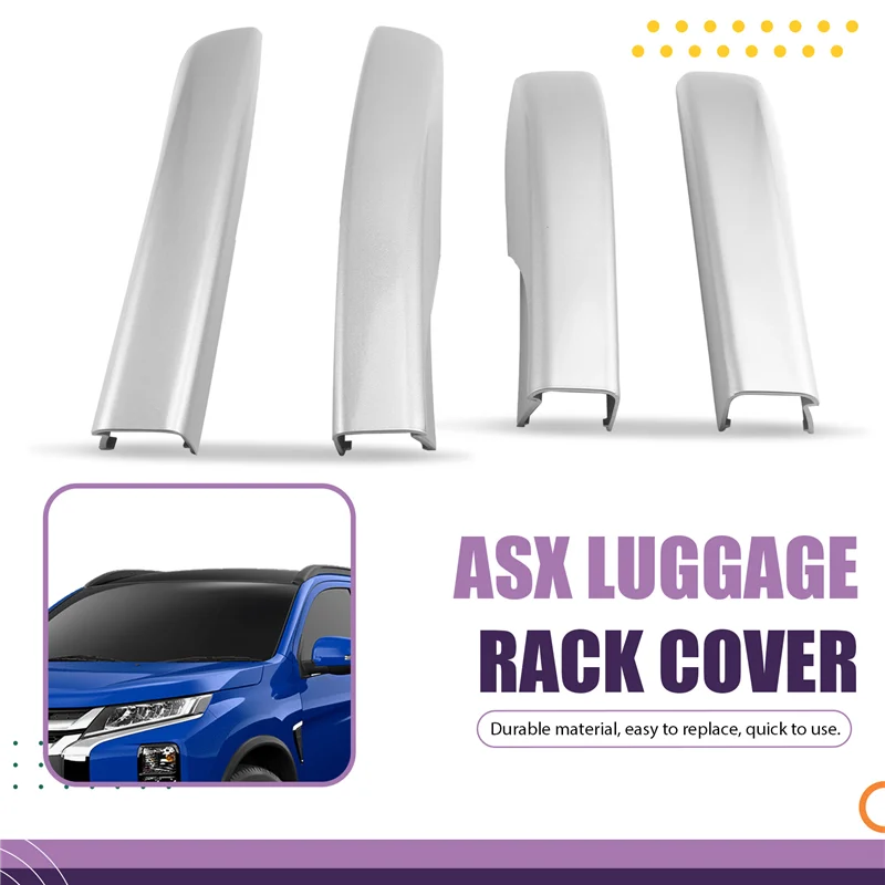 

For Mitsubishi ASX RVR Outlander Sport 2011-2022 Roof Rack Rails Luggage Cover Car Silver
