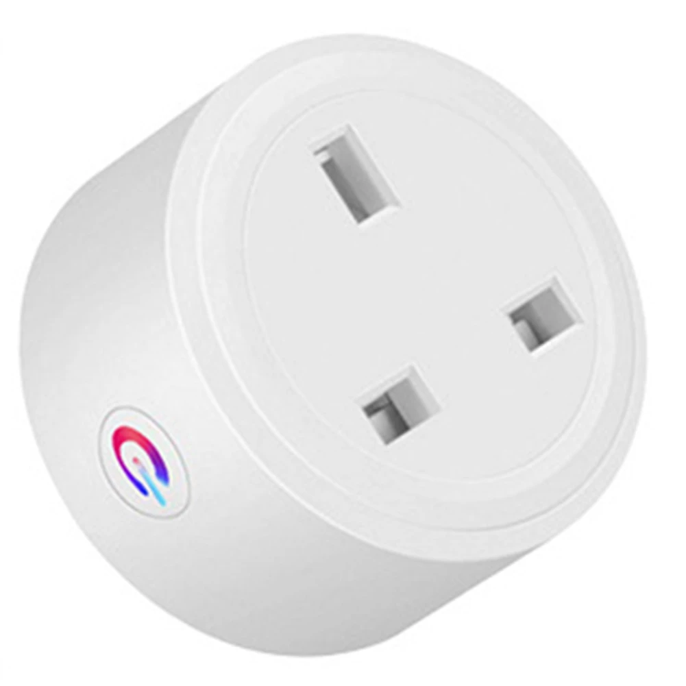 B29C-Tuya Zigbee Smart Socket 16A Home Powers Monitor Powers Outlet Smart Life Voice Control Alexa Timing DIY UK Plug