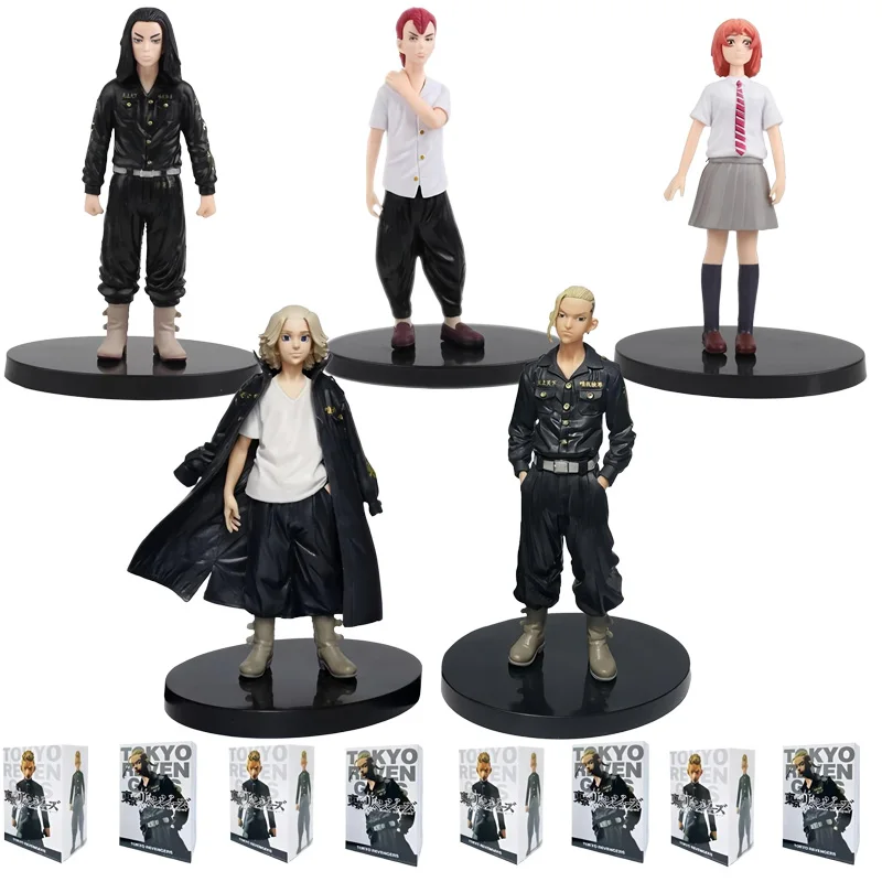 Figura de Acción de Anime de Tokyo Revengers, Manjiro Sano, Chifuyu Matsuno, Takemichi Hanagaki, Figura Coleccionable de Manga