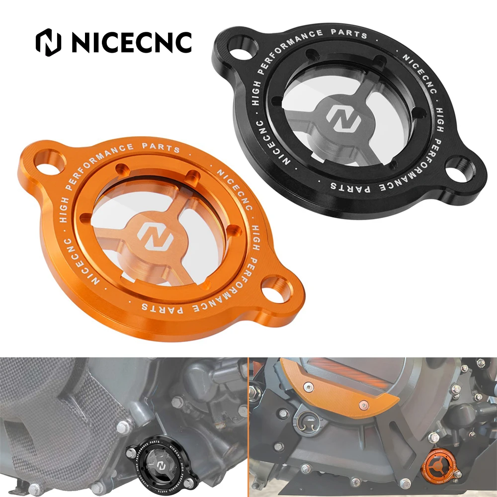 

For 20-2023 KTM 390 Adventure Transparent Oil Filter Cap Cover for KTM 390 Duke 125 200 Duke 250 Duke 16-23 250 Adventure 21-23