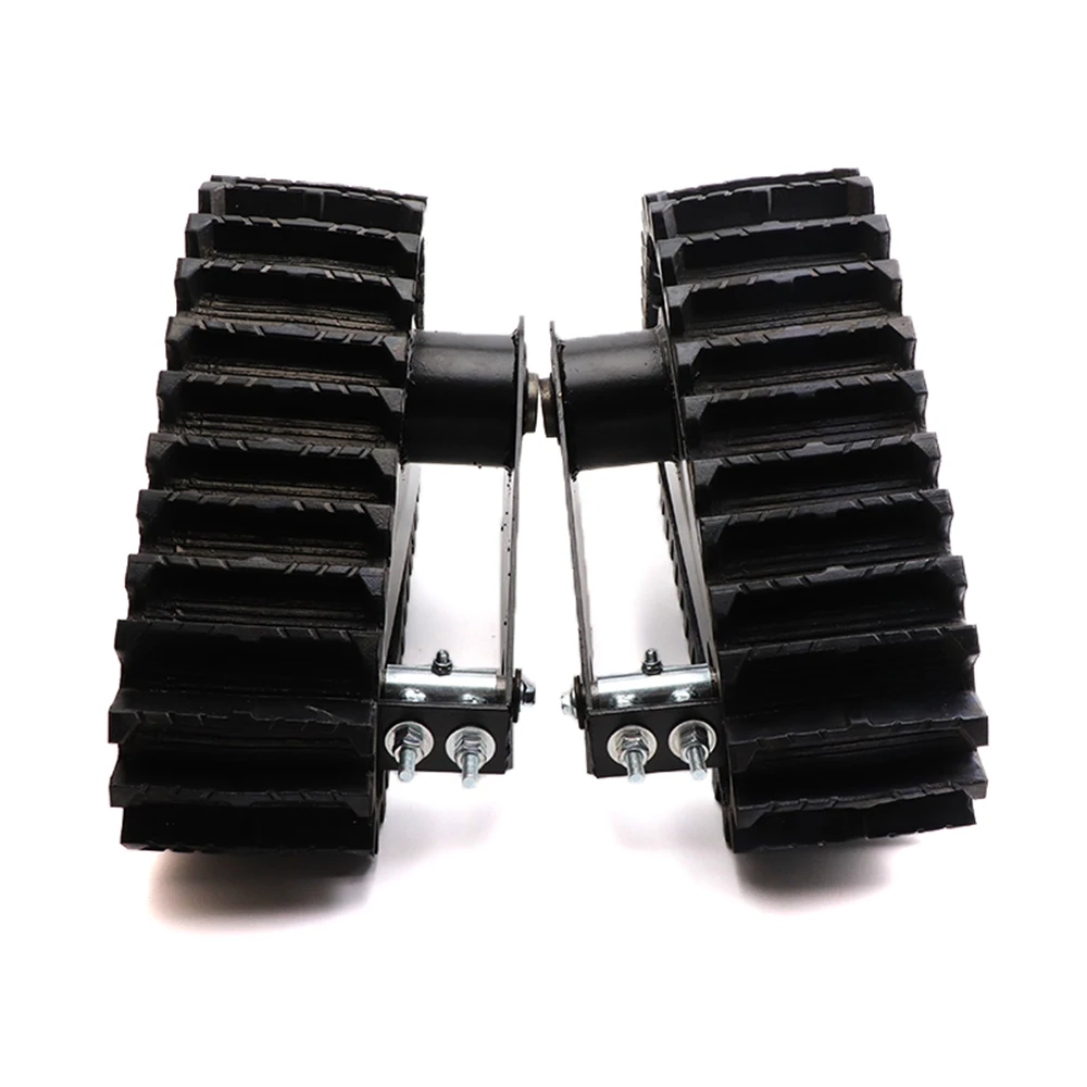 Snow Sand Tracks Go Kart 23T Rear Wheel Rubber Track Kit For DIY ATV Quad Karting UTV Buggy Snowmobile Winter Modification