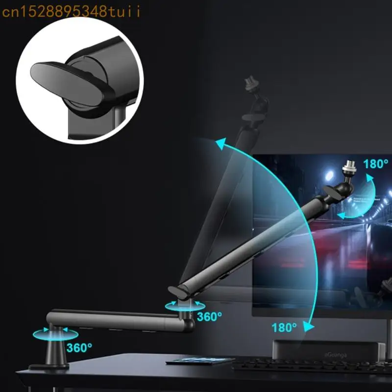 y4qf ميكروفونات قابلة للطي صدمة صدمة الازدهار مع المشبك للمطربين