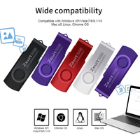 Zsuit Lot USB Flash Drive 128GB 64GB 32GB High Speed Flash Drive Memory Stick Free Custom Logo Gift Metal Memory U Disk