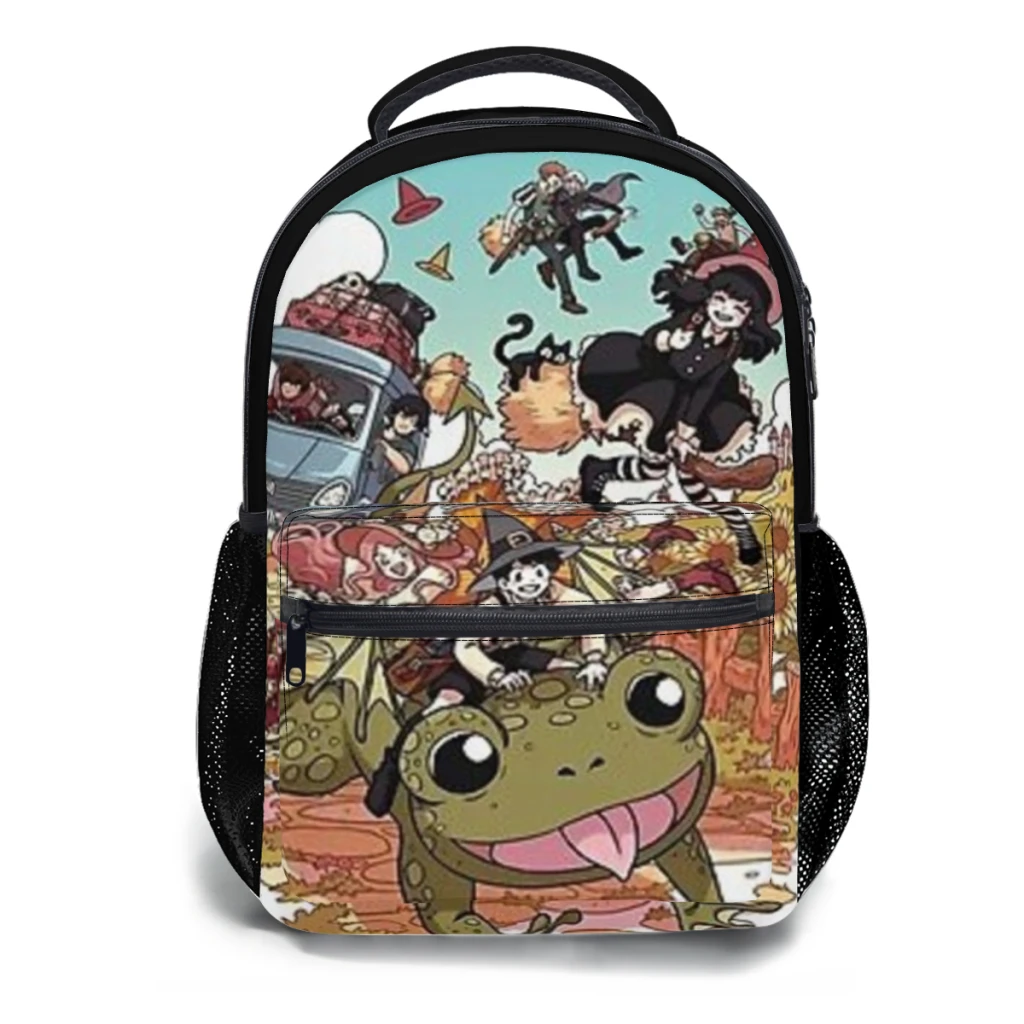 Mochila escolar gigante Carlo para niños, mochila de estudiante de gran capacidad, mochila de estudiante de secundaria de dibujos animados, 17 pulgadas