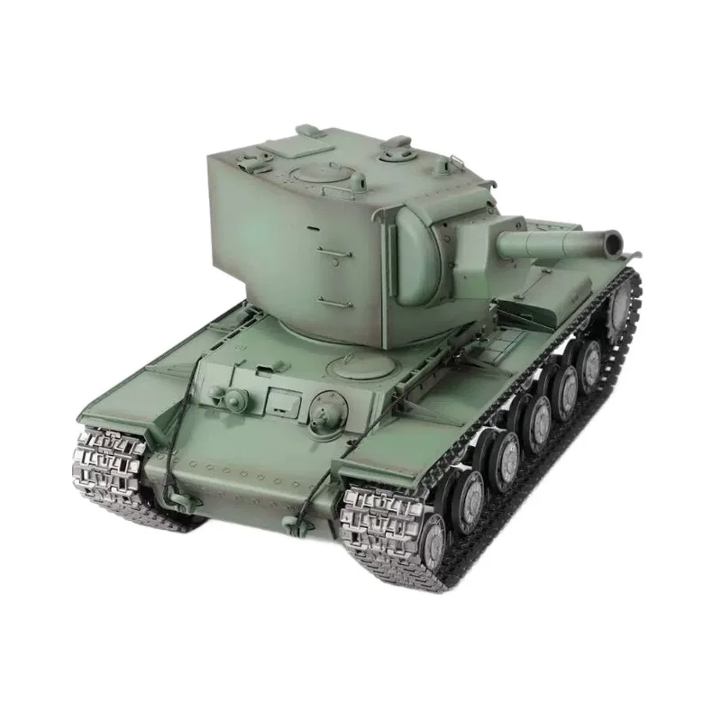 Henglong Remote Control Tank KV-2 Large Electric Military Model Toy For Boys With Metal Tracks Toy Car