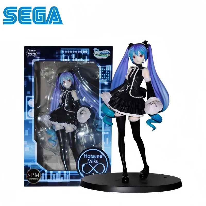 sega-en-stock-boite-d'origine-garage-kit-model-gothic-infinity-dress-miku-personnages-d'anime-ornements-de-collection-statue-d'action