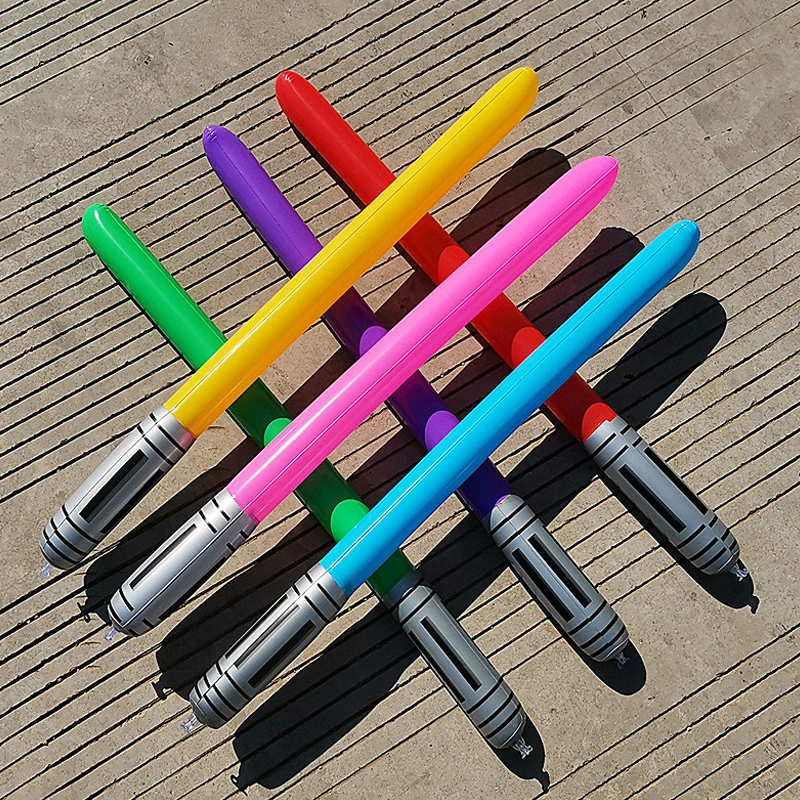 Kids Inflatable Sword Party Favors Blow Up Toy Children Play Cool Stuff For Boys Girls Carnival Cosplay Halloween Funny Gifts