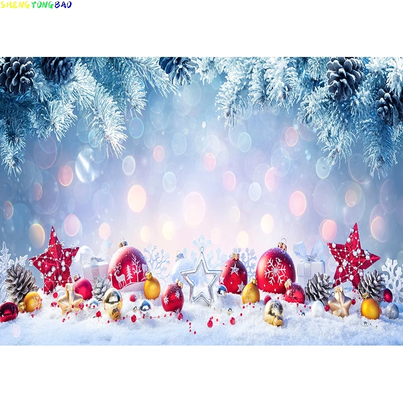 Prezenty na Boże Narodzenie Wieniec kwiatowy Fotografia Tła Okno Prezent Sosna Kominek Nowy Rok Temat fotograficzny DRG-15