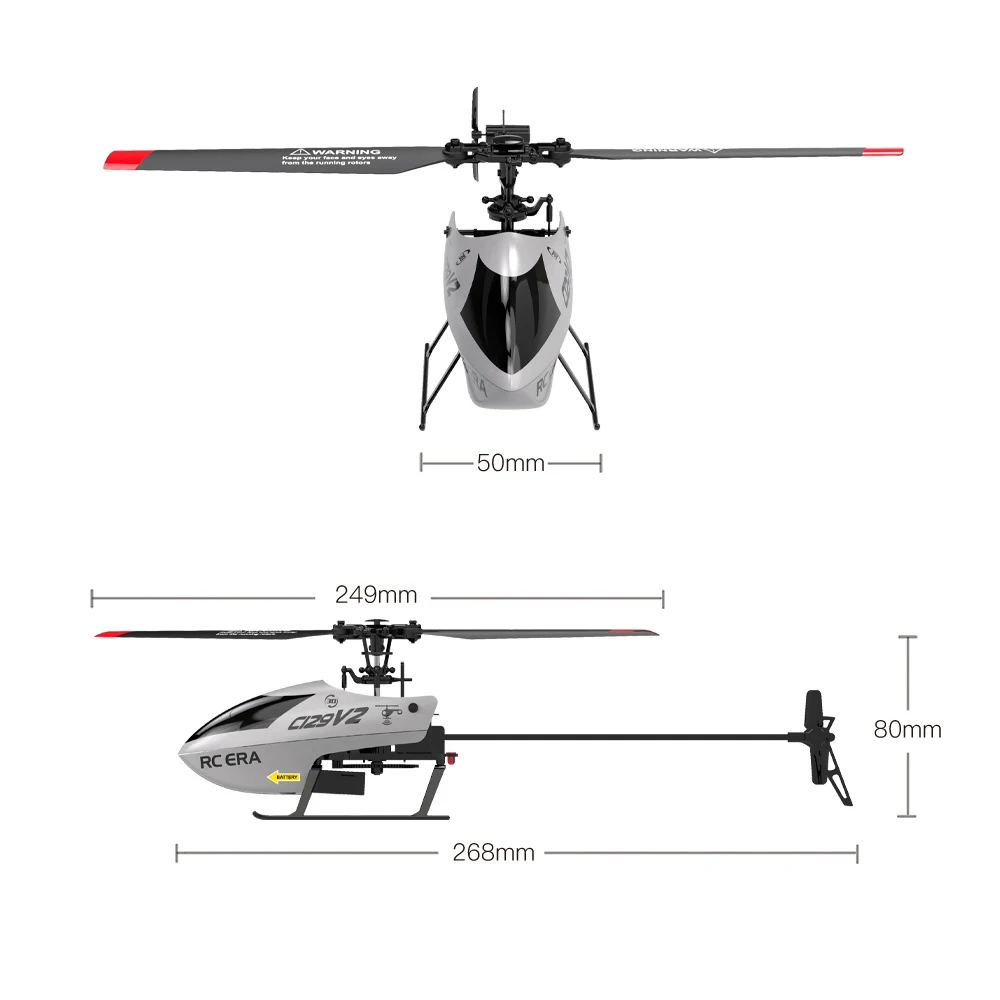 C129 V2 RC هليكوبتر 6 قناة تحكم عن بعد هليكوبتر شحن لعبة ثلاثية الأبعاد الوجه طائرات التحكم عن بعد هواية اللعب #2