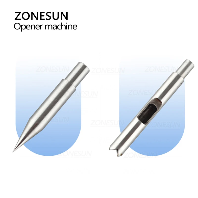 ZONESUN ZS-90KK открывалка для устриц, машина для измельчения кокосов с головкой из нержавеющей стали, инструмент для пробивания отверстий для морепродуктов на гриле