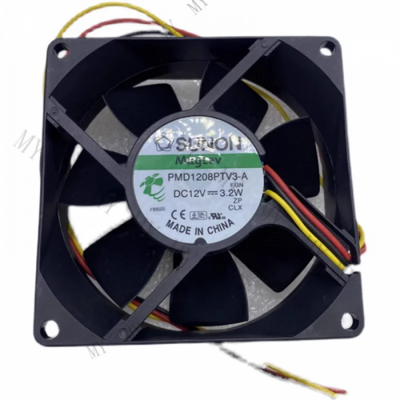 

TT for SUNON PMD1208PTV3-A F.GN DC12V 3.2W 8CM 8025 3-wire cooling fan