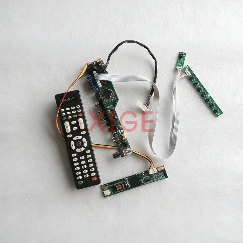 

For LTN141BT06 N141C1 N141C3 LTN141WD Matrix Controller Drive Board DIY Kit 1440x900 1440*900 1-CCFL LVDS 30-Pin HDMI+VGA+AV+USB