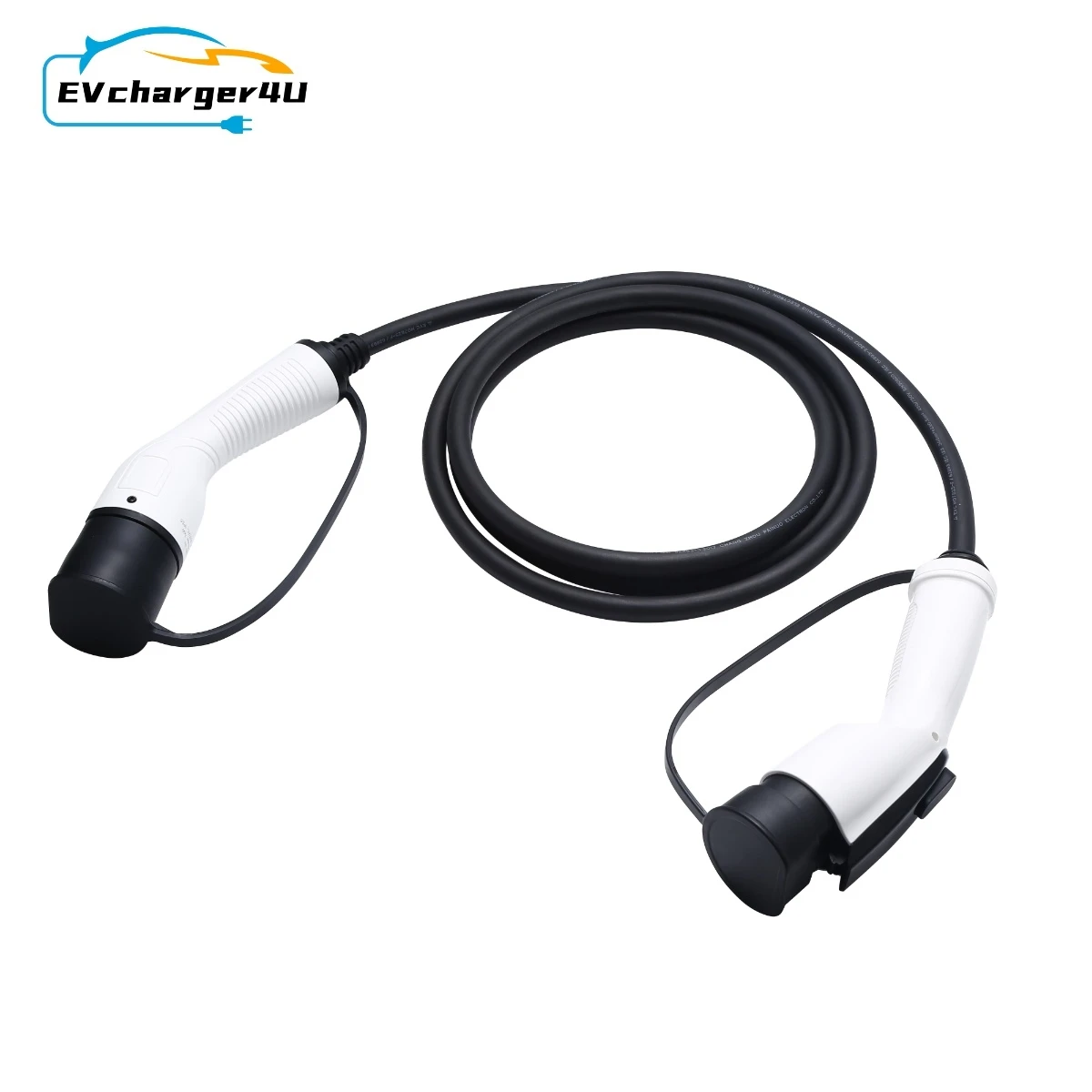 EVcharger4U Type2 to GBT EV Charging Cable 3M/5M/7M 1Phase/3Phase 32A 7KW/22KW Type 2 GB/T for Public Socket EVSE Charger