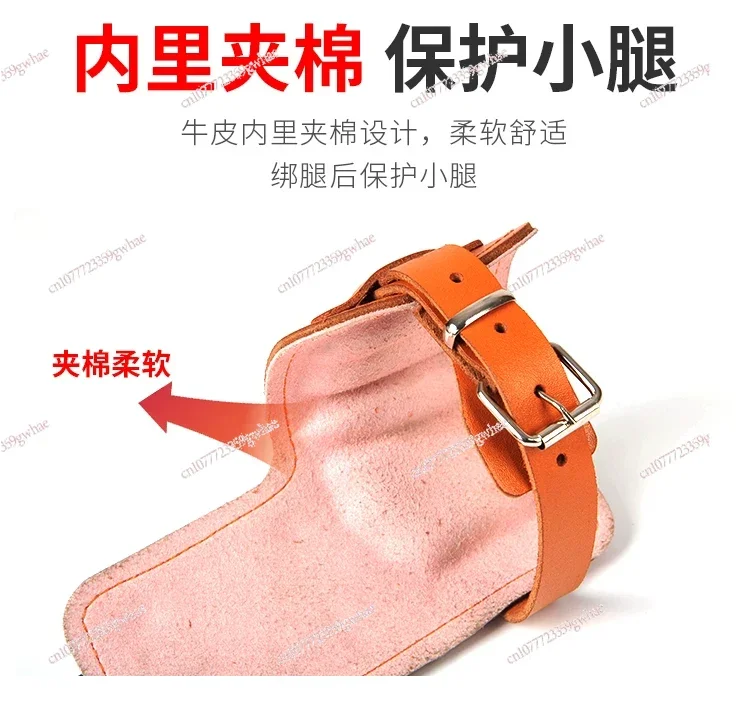 

Pruning Equipment for Tree Climbing Pruning Claw Thicken and Widen Tree Climbing Spike Set with Double Shoulder Seat Belt