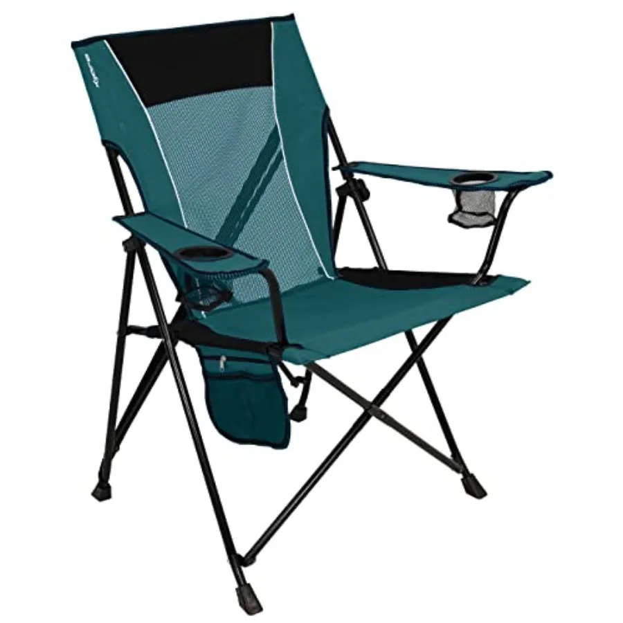 

Portable camping chairs for outdoor, sports, and lawn use with dual lock feature, made of durable fabric and aluminum, Cayman B