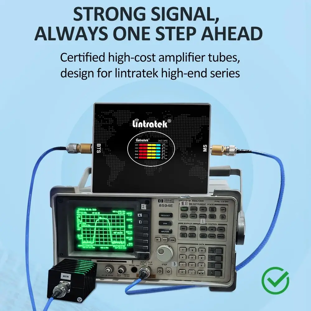 Lintratek 5-pasmowy wzmacniacz sygnału komórkowego LTE B20 800 900 1800 2100 2600 B7 Wzmacniacz sygnału komórkowego 3g 4g 5g — zdjęcie produktu 3