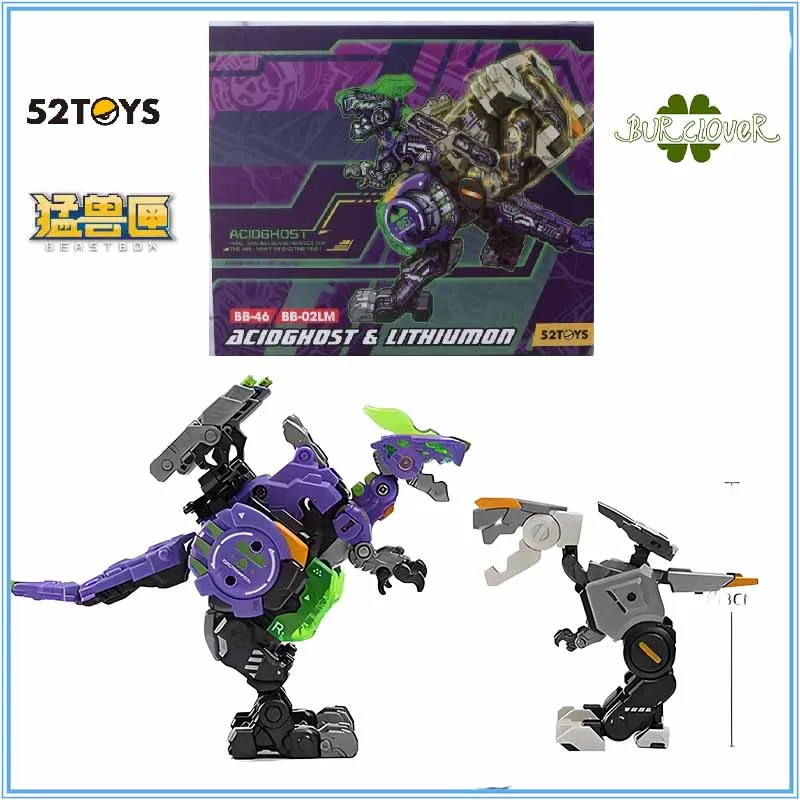 

52TOYS Originali BEASTBOX BB-46 BB-02LM ACIDGHOST LITHIUMON Action Figure Toys For Boys /Girls /Kids /Christmas Gift