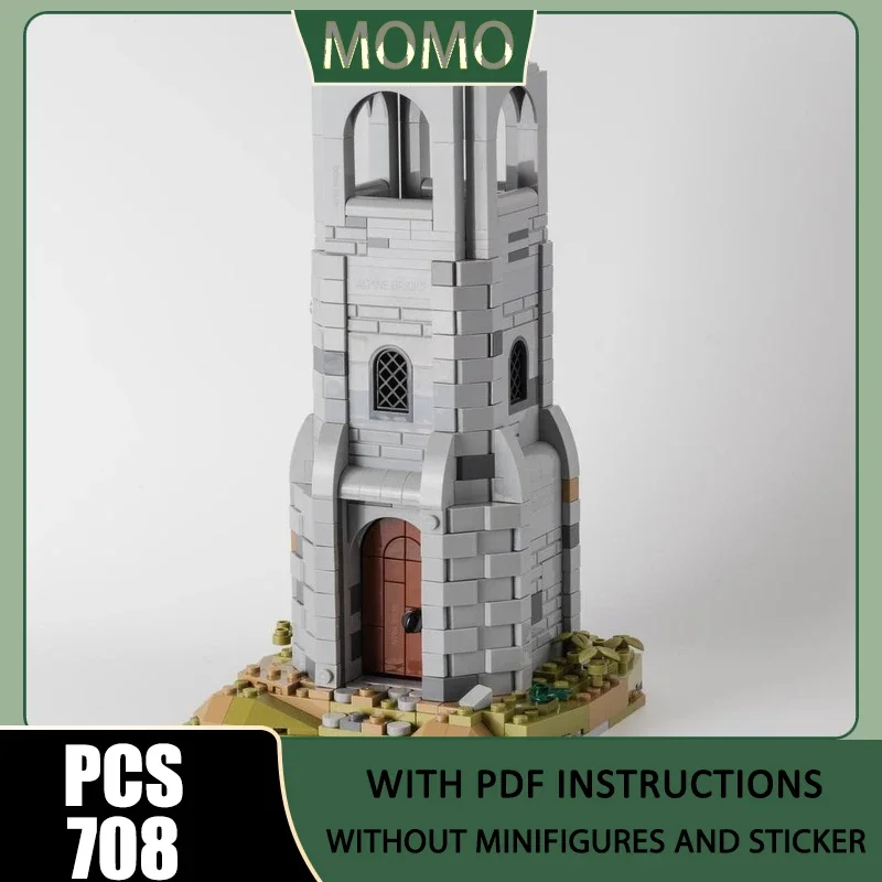 Magic Rings Model Moc Building Blocks Modular Movie Tower Model Model Technology Bricks DIY Assembly Construstion Gift Toy