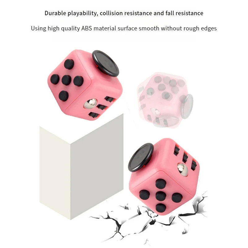 Fidget Cube Antistress Toys Hand Pinching Venting Anti Anxiety Games Kids Gift 6sided Playable Decompression Finger Tip Dice