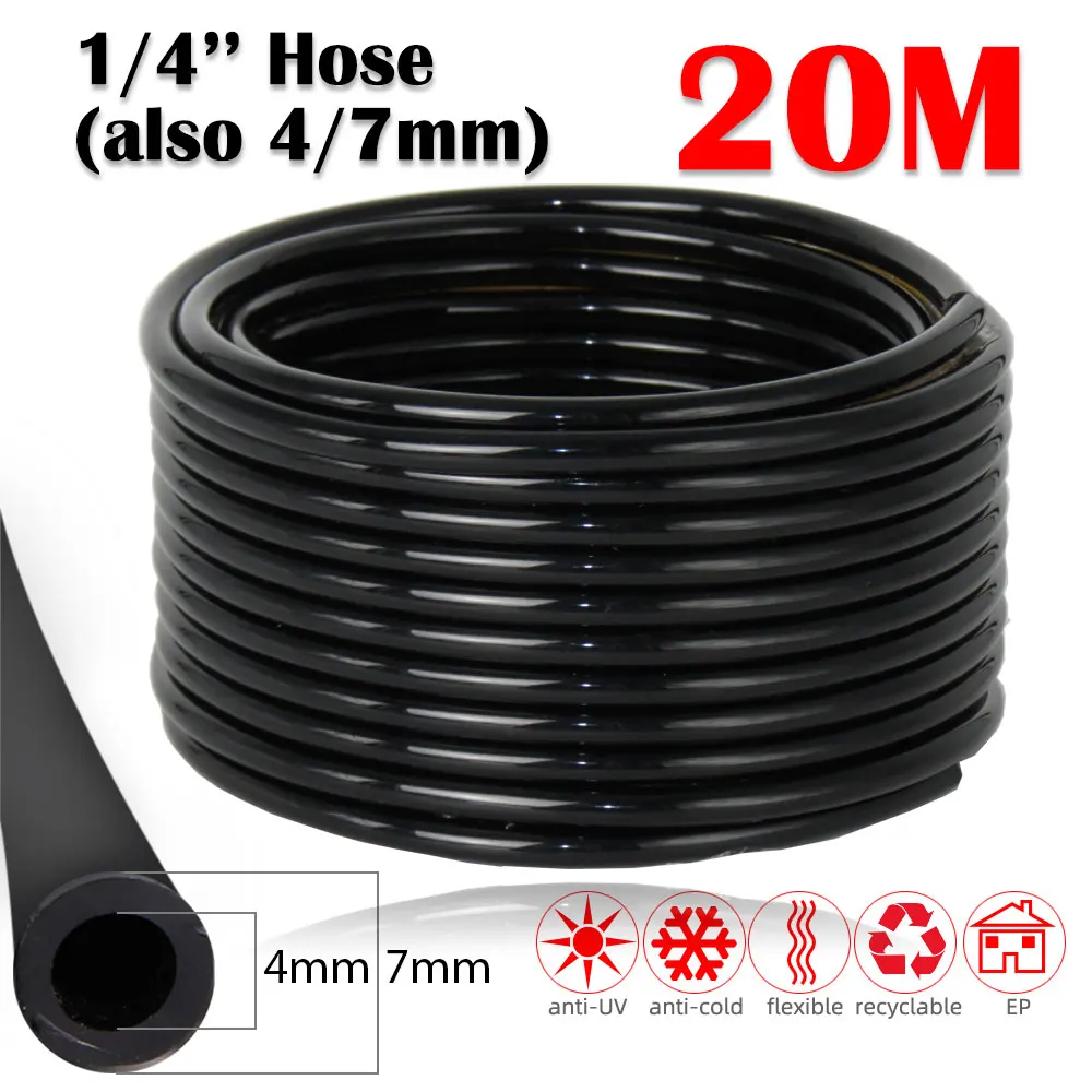 60W Zelfaanzuigende Pomp Tuin Watering Irrigatiesysteem Voeding Timing 5-30M Drip Watering Kits voor Planten Tuin Kas