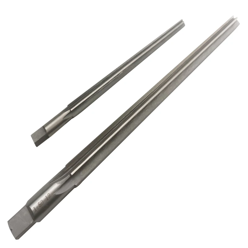 1:50 Taper Reamer HSS High Speed Steel Lengthen Straight Shank Hand Reamer 3-12mm Drilling Hole Tool